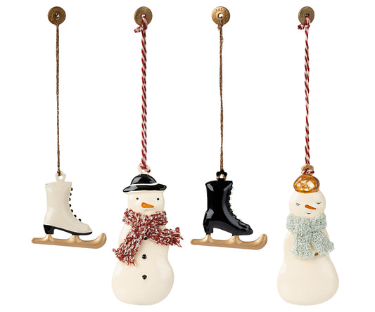 Winter Wonderland - Metal ornament set