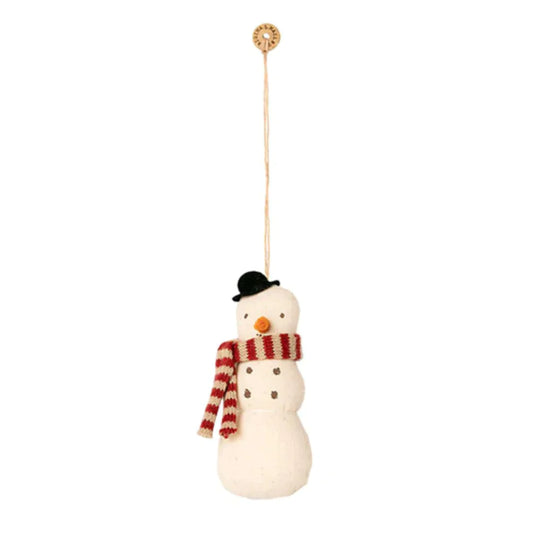 Snowman with Red Scarf